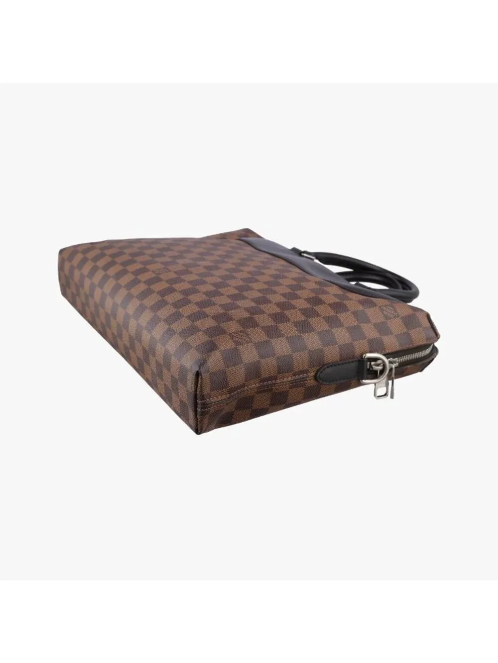 Louis Vuitton Pdj Porte Documents Jules Ebene Noir Damier Canvas Leather